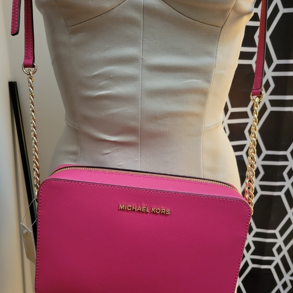 Michael Kors Fuchsia Crossbody Bag